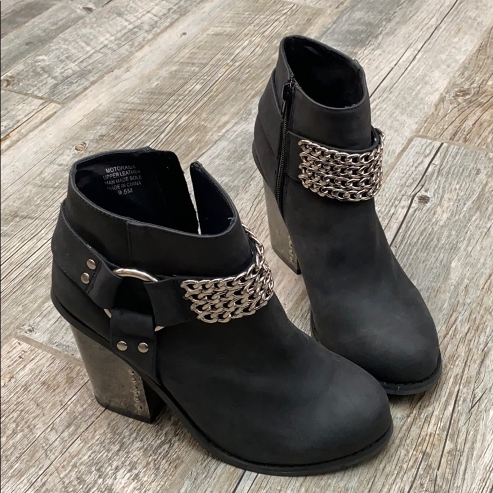 JEFFREY CAMPBELL 'MOTORAMA’ BOOTIE 9.5